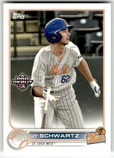 2022 Topps Pro Debut #PD-177 JT Schwartz St. Lucie Mets Baseball