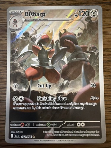 Bisharp 143/086 Sv: Black Bolt Holo