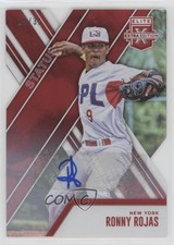 2017 Panini Elite Extra Edition Status Red Die-Cut /35 Ronny Rojas #141 Auto 4a7