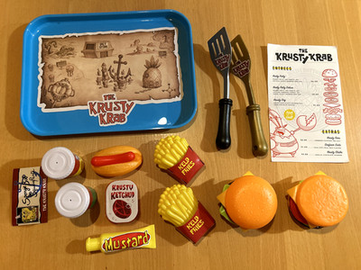 Spongebob Krabby Patty Cook Playset (Burgerbraterset)   wie neu!!