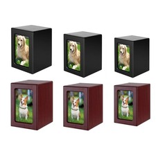 Pet Memorial Urns for Dog Cat Ashes Funeral Cremation Urns with Photo Place