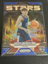 2025-26 Prizm - Braylon Mullins NIL - BLUE WAVE Collegiate Stars /249
