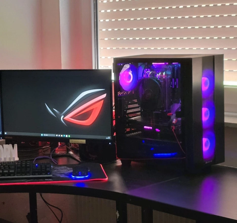 Asus TUF Gaming PC-Nvidia 1060-16GB Ram-500 GB SSD-1TB HHD-Custom PC