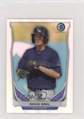 2014 Bowman Scout Top 5 Prospects Mini Chrome Refractors David Dahl #BM-CRO3 y0i