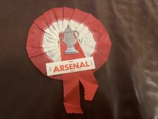 Arsenal Original Vintage 1970s Rosette