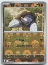 Drilbur (Poke Ball Pattern) 045/086 Black Bolt