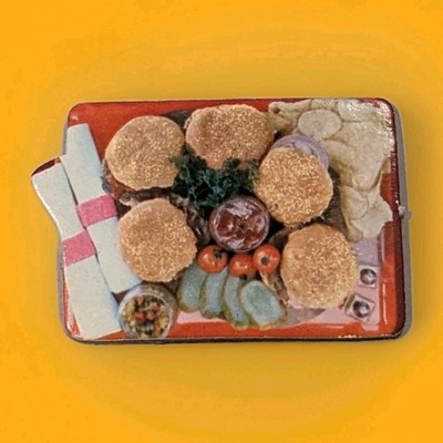 Vtg Tuesday Taylor Penthouse Apartment Dollhouse Doll Charcuterie Board 1976