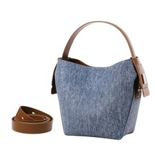 LA FESTIN Leather Bucket Bags for Women - Adjustable Long Strap Designer Cros...