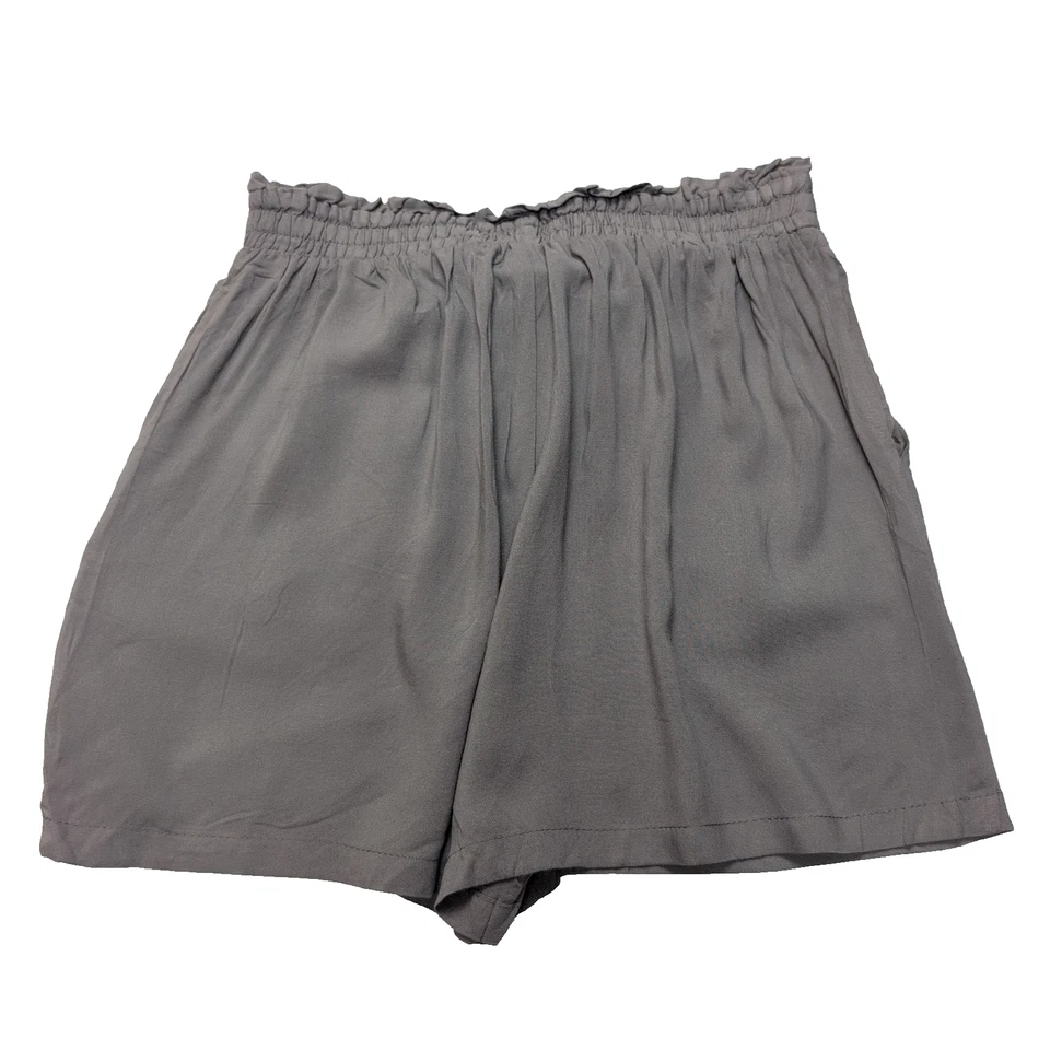 Short Femme XS Fresh Made Gris 100% Viscose Fluide Neuf - Photo 2/4