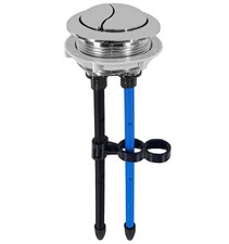 48mm/1.89 inch Toilet Tank Button Replacement with Thread Diameter Dual Push ...
