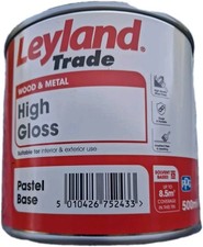 Leyland Gloss Paint Pale Colours 500ml size - For wood & metal inside & outside