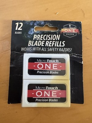 Pawn Star Rick Harrison's Micro Touch One Classic Safety Razor Refills 2pk