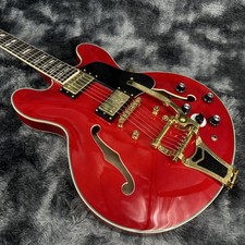 ES-355 Electric Guitar - Cherry Red  Bigsby Tremolo - Gold Hardware Mahogany
