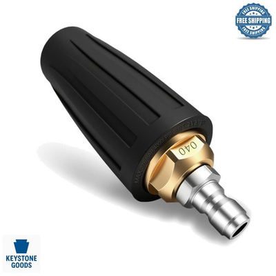 #ad High Pressure Turbo Nozzle for Power Washers 4000 PSI 360° Rotating Quick ... $14.67