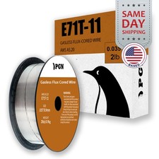 E71T-11 .035" - 2-Lb - Flux Core Welding Wire - Gasless Mild Steel MIG