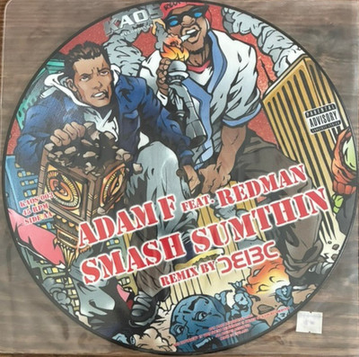 Adam F. Feat. Redman - Smash Sumthin - Kaos - 12'' Vinyl 2002 UK DnB
