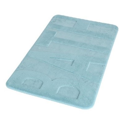 Badteppich Marke Hydro Bric Modell BATH Hellblau TABA4575AZ, hellblau