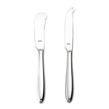 Elia Siena 18/10 Heavy Gauge Stainless Steel 2 Piece Cheese Knife Set