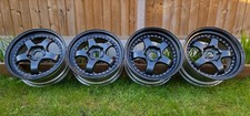 Set of WORK Meister S1 - 7.5j+9jx18" - 5x130 three piece split rims alloy wheels