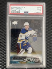 2022-23 Upper Deck Series 2 Young Guns Clear Cut Ethan Prow Card #494