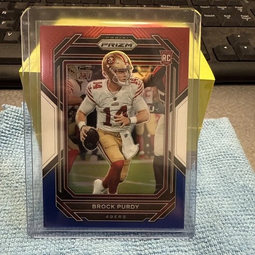 2022 Panini Prizm Football Brock Purdy RC Red White & Blue Prizm🔥