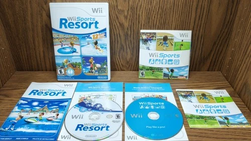 Wii Sport Resort Wii Sport Nintendo Wii Bundle CIB Authentic Rare Tested Working