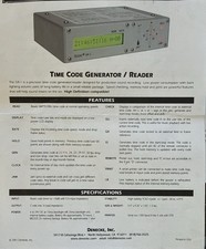 The Denecke GR-1 Master Clock Time Code Generator and Reader