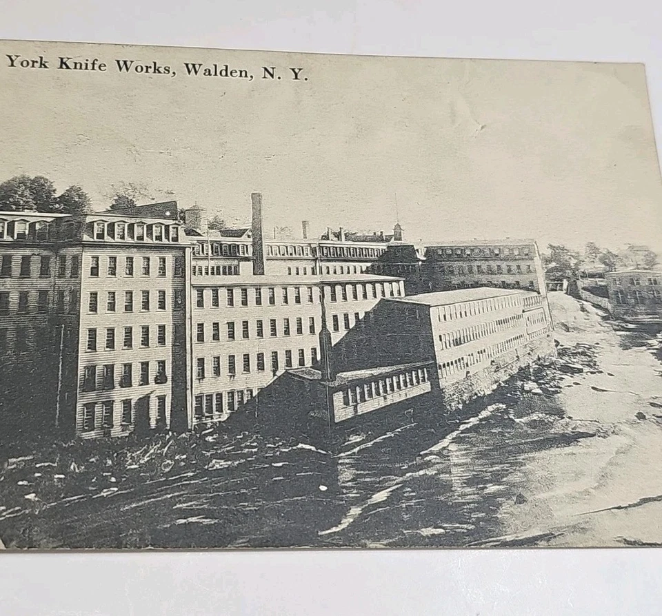 Vintage The New York Knife Works, Walden, N.Y. Post Card Post Marked 1918 - Image 3 of 4