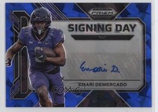 2023 Prizm Draft Picks Signing Day Blue Ice 59/75 Emari Demercado Auto 1ss7
