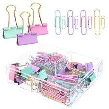Cute Clips Binder Clips Combo Set, Assorted Size Clips for Office, Cute Offic...