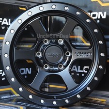 17x9 6x139.7 6x5.5 -12 Offset Falcon T1 Matte Black 6 Spokes Truck Wheels Set 4 17x9 6x139.7 6x5.5 -12 Offset Falcon T1 Matte Black 6 Spokes Truck Wheels Set 4