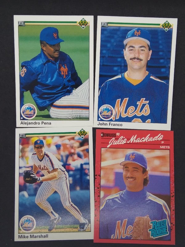 New York Mets Vintage And Junk Wax Era Baseball Cards Lot. Topps, Donruss, Etc