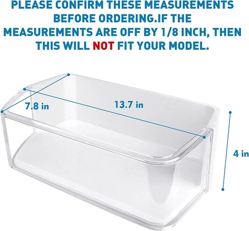 DA97-12650A Door Shelf Bin ( Right ) Compatible with SAMSUNG Refrigerator - Picture 4 of 6