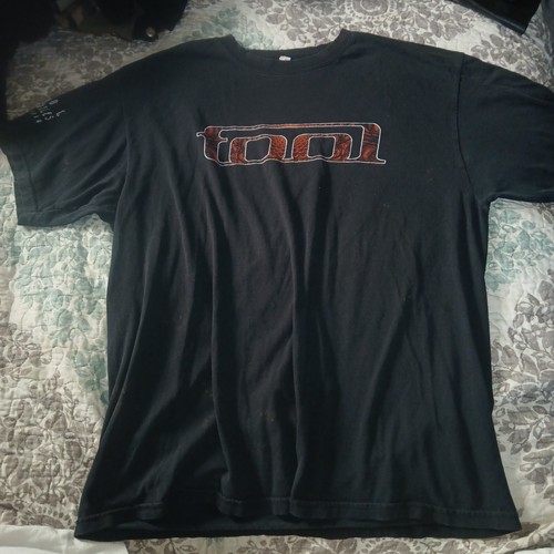 Tool Band Shirt L Black Red Psychedelic Anvil Rock Band Vintage Eyes Double Side