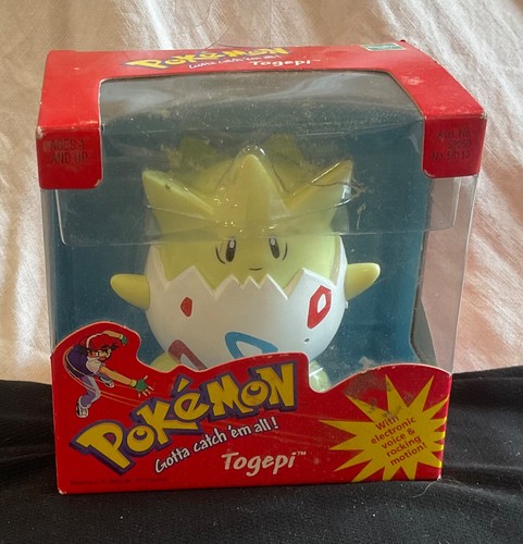 Pokémon Togepi 1999 voz electrónica y cabeza inclinable figura Hasbro