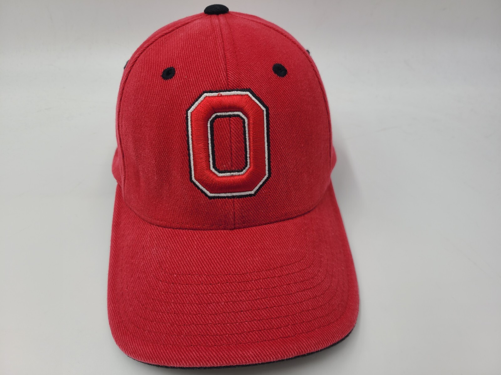 Ohio State Buckeyes Flex Fitted Hat NCAA Red One Size OSFA  