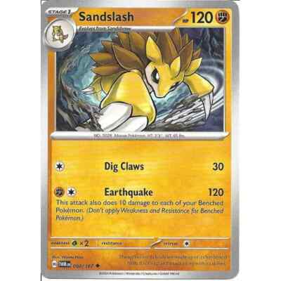 Pokémon TCG Sandslash Scarlet & Violet - Twilight Masquerade 098/167