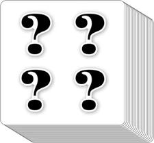 Question Mark Stickers 1In for Scrapbooking, Arts, Craft, Kids DIY, Calendars Jo