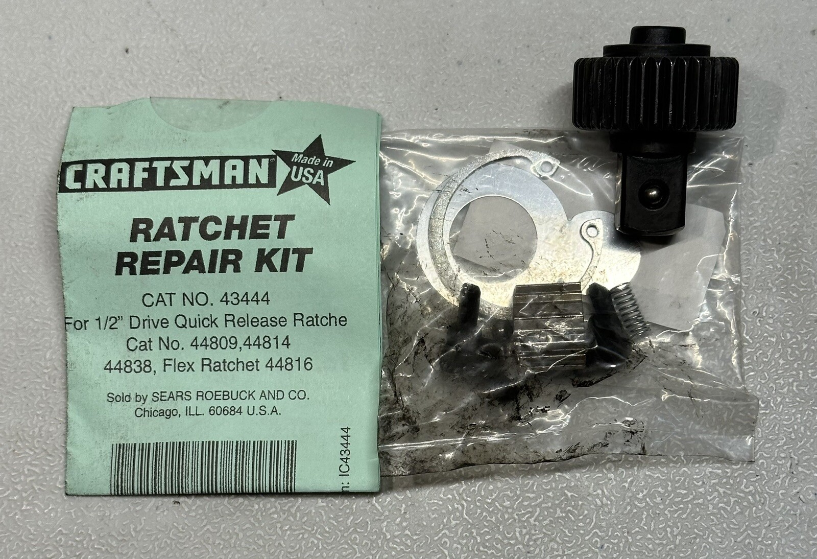 Craftsman 1/2" Ratchet Repair Kit 43444 Ratchets (44809, 44814, 44838