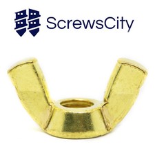 BRASS WING NUTS BUTTERFLY NUTS   M6 M8 M10 M12