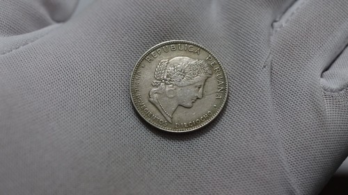 🧭 🇵🇪 PERU 20 CENTAVOS 1918 SHARP DETAILS B66 #Z5107 - Video 1 of 1