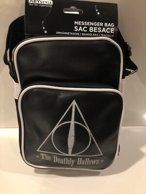 AbyStyle Small Messenger Bag - Deathly Hallows / Harry Potter Shoulder Strap New