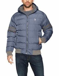 U-S-Polo-Assn-Men-039-s-Standard-Puffer-Jacket-with-Polar-Fleece-Lining-2X