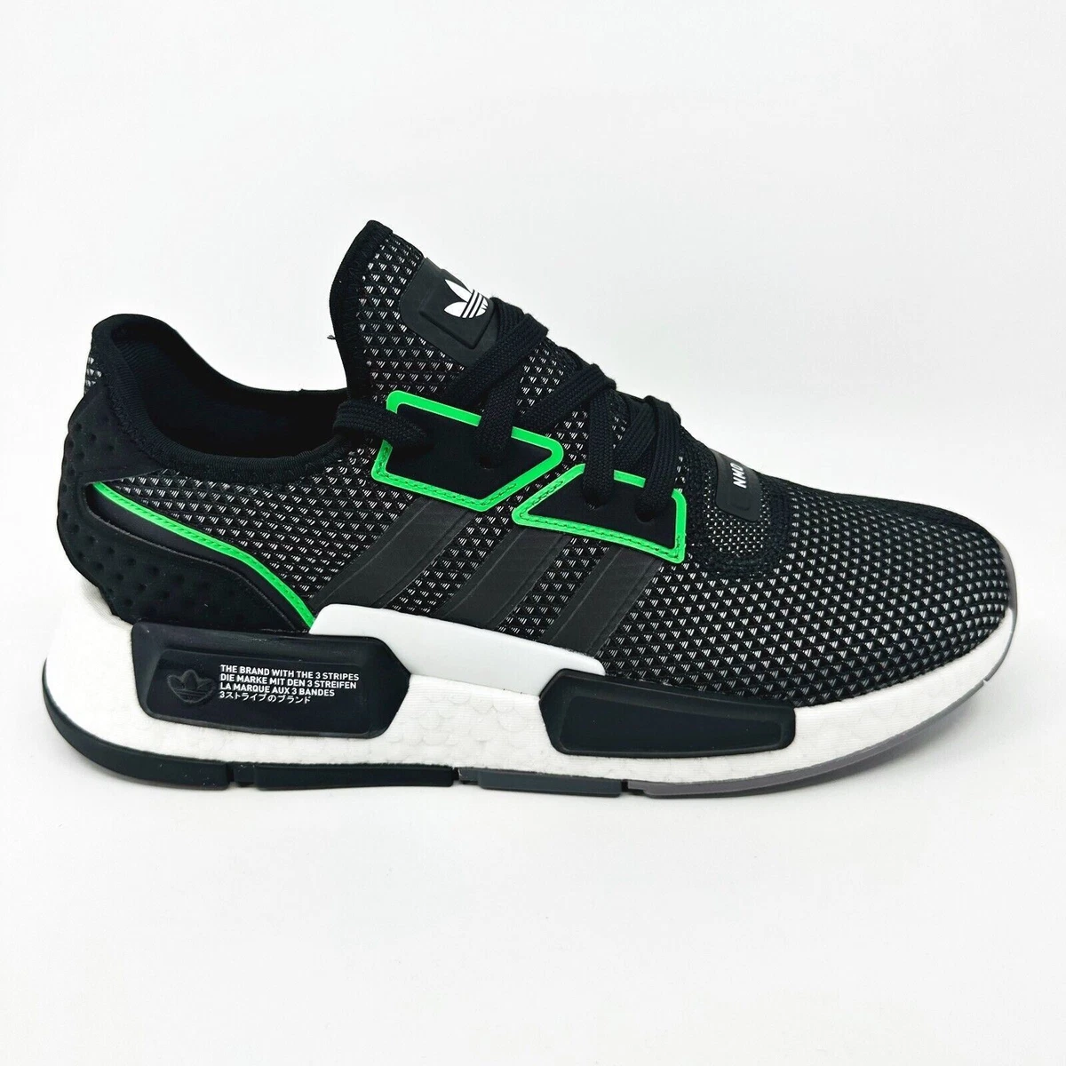 Adidas Originals NMD G1 Black White Green Mens Running Shoes  