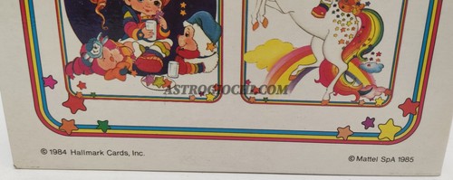 RAINBOW BRITE NOTEBOOK QUADERNO ANELLI A5 CARTOLERIA HALLMARK VINTAGE 1984 NUOVO - Picture 5 of 5