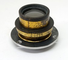 VERY RARE BRASS LENS Rapid Rectilinear Type COVERS 5x7" F8