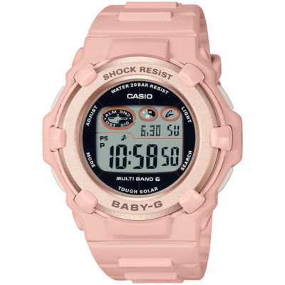 CASIO Baby-G BGR-3003NC-4JF Nuance Colors Digital Radio Solar Watch Pink 40mm