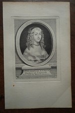 ANNE GENEVIEVE DE BOURBON DUCHESSE DE LONGUEVILLE. PORTRAIT . 1760