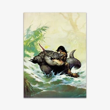 Vintage Print 51- Monster out of Time