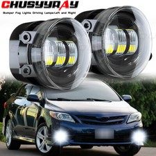 For 2011 2012 2013 Toyota Corolla Par Parachoques Faro Antiniebla Recambio